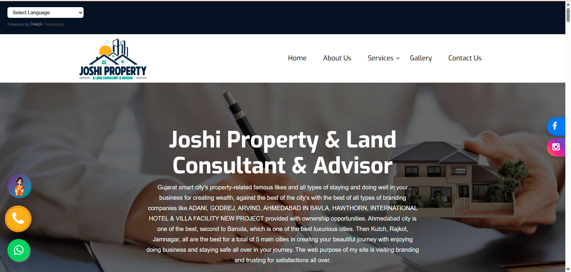 Joshi Property Website